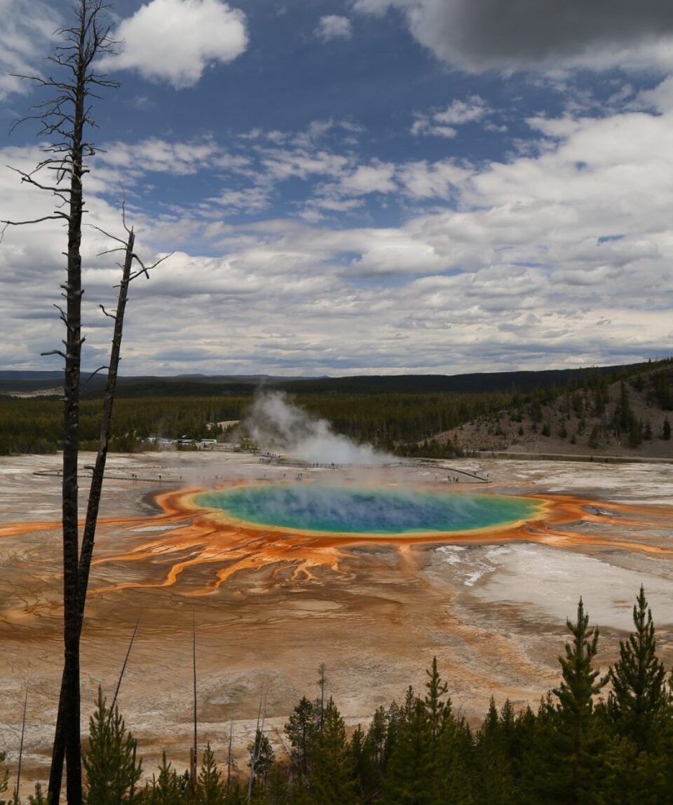 Grand Prismatic Spring in Yellowstone National Park