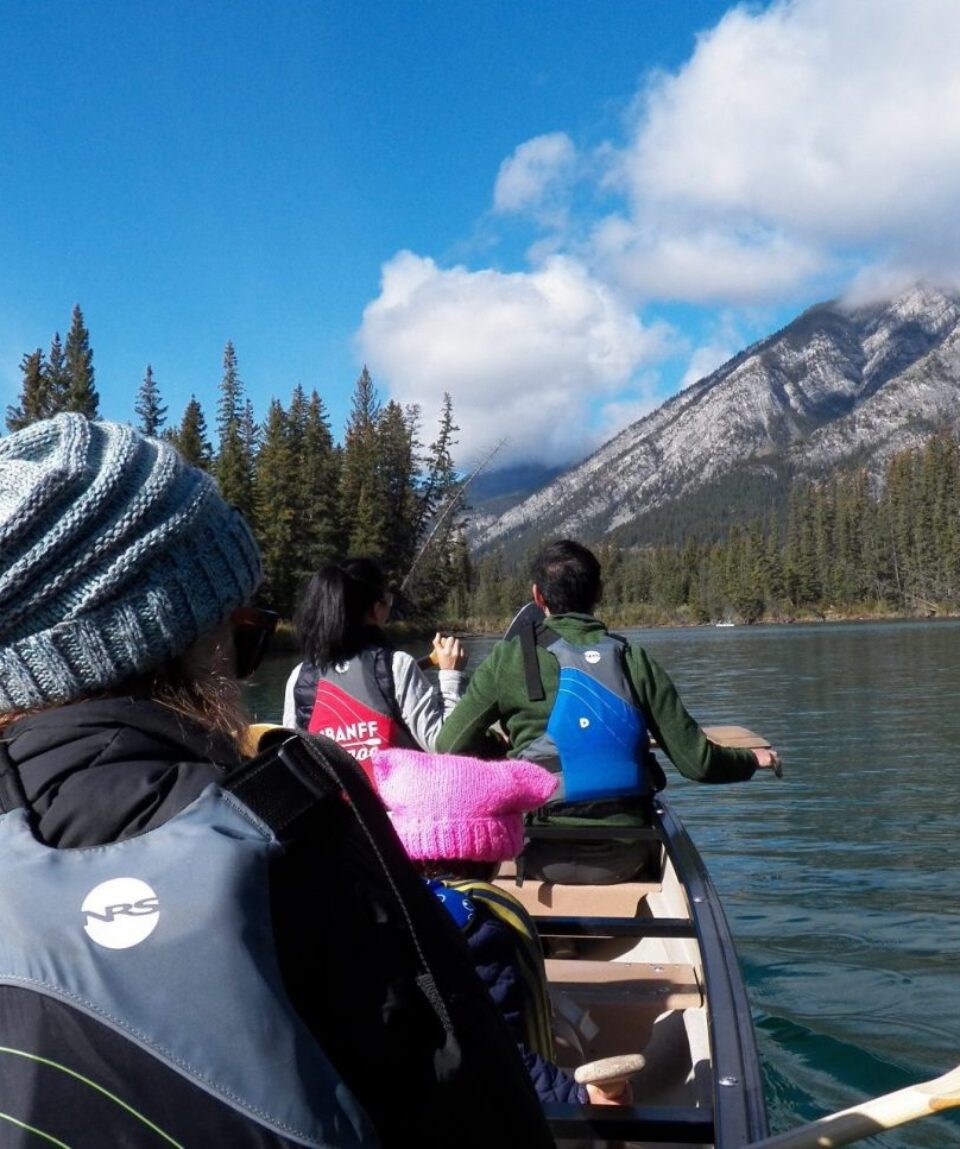 Wildlife on the Bow canoe trip in Banff